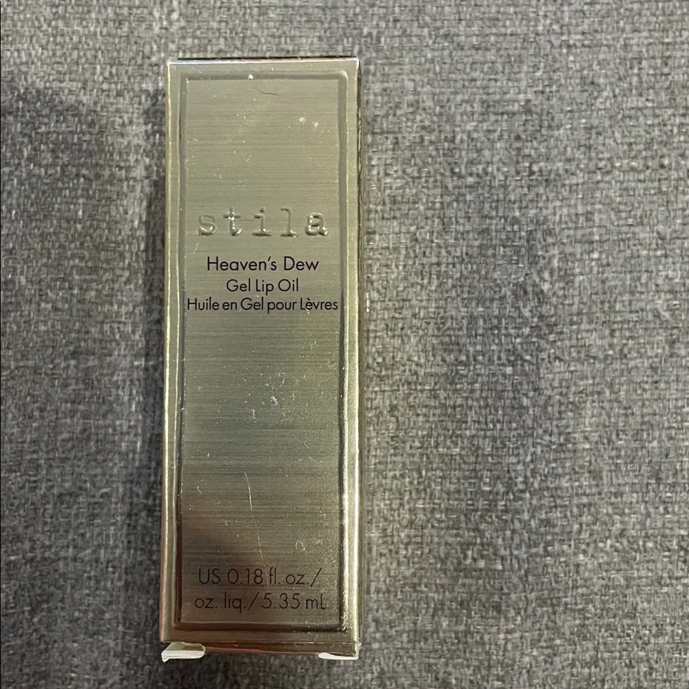 Stila Heavens Dew Gel Lip Oil Clear Rain Drop 0.18oz